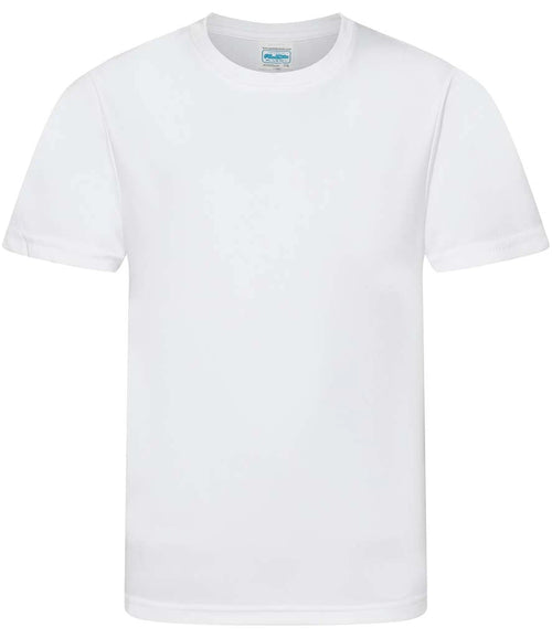 AWDis Kids Cool Smooth T-Shirt — Arctic White