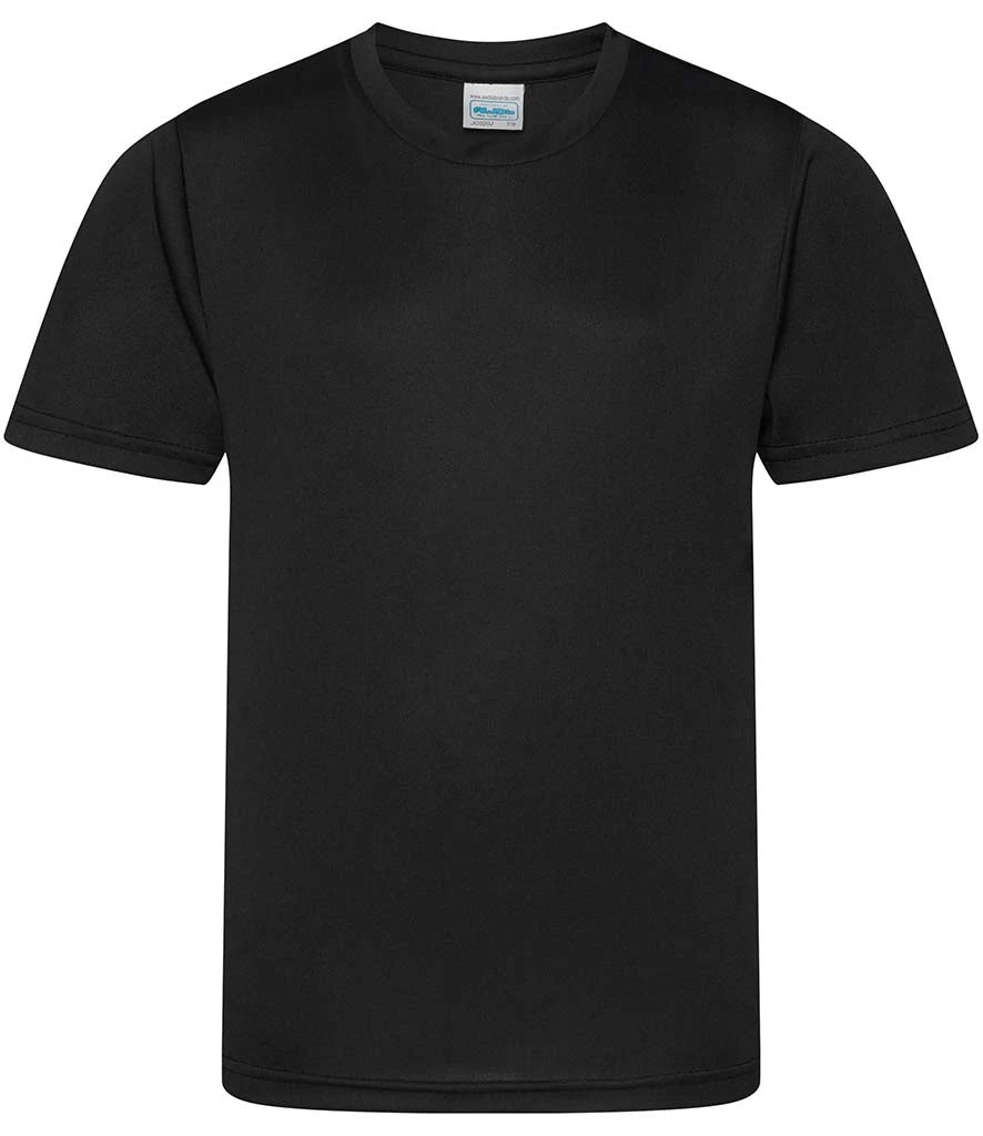 AWDis Kids Cool Smooth T-Shirt — Jet Black