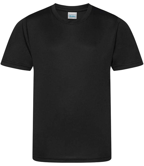 AWDis Kids Cool Smooth T-Shirt — Jet Black