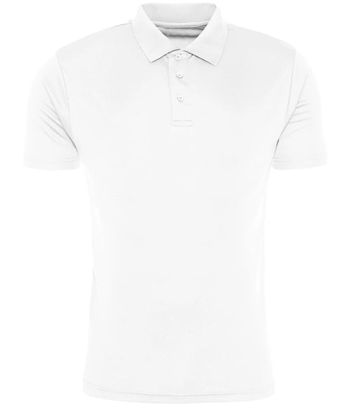AWDis Cool Smooth Polo Shirt — Arctic White