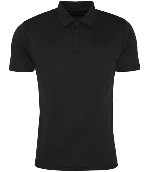 AWDis Cool Smooth Polo Shirt — Jet Black