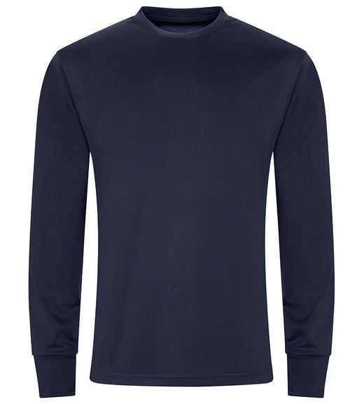AWDis Cool Long Sleeve Active T-Shirt — French Navy