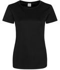 AWDis Ladies Cool Smooth T-Shirt — Jet Black