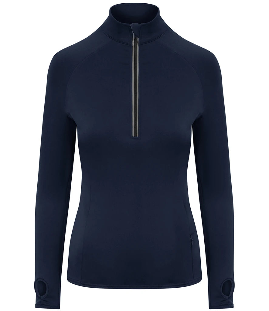 AWDis Ladies Cool-Flex™ Half Zip Top — French Navy