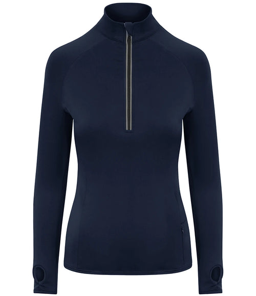 AWDis Ladies Cool-Flex™ Half Zip Top — French Navy
