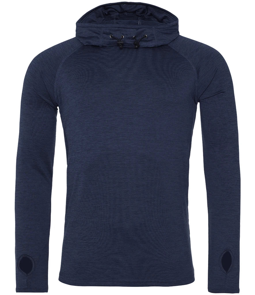 AWDis Cool Cowl Neck Top — Navy Melange