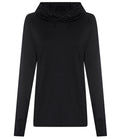 AWDis Ladies Cool Cowl Neck Top — Jet Black