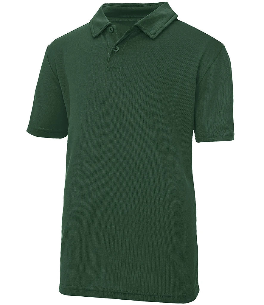 AWDis Kids Cool Polo Shirt — Bottle Green