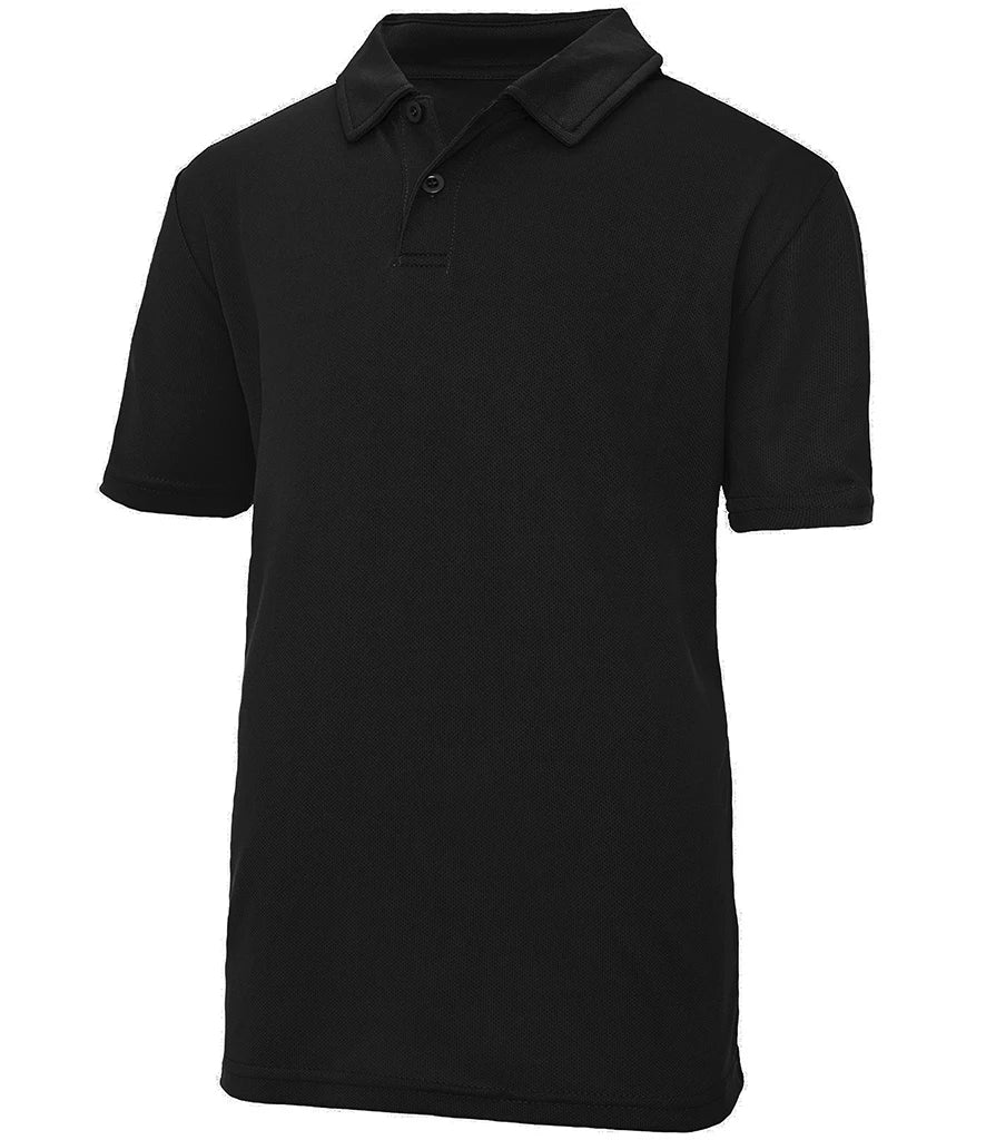 AWDis Kids Cool Polo Shirt — Jet Black