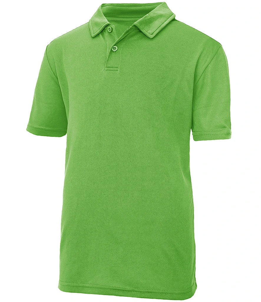 AWDis Kids Cool Polo Shirt — Lime Green