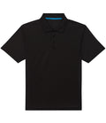 AWDis Just Cool Cool Polo Shirt in Jet Black, front view