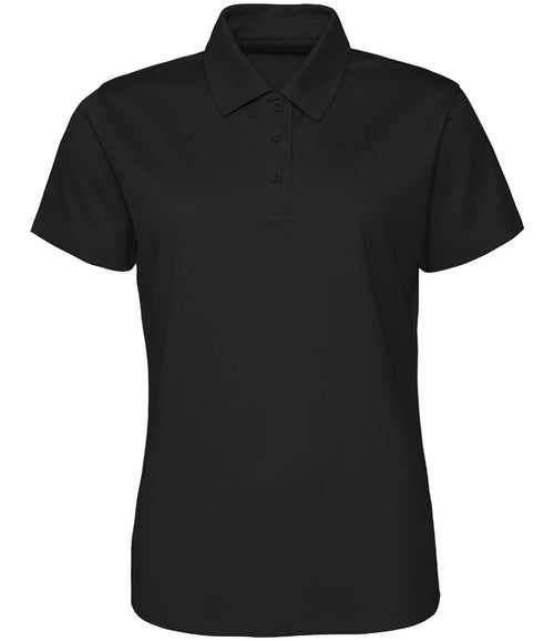 AWDis Ladies Cool Polo Shirt — Jet Black