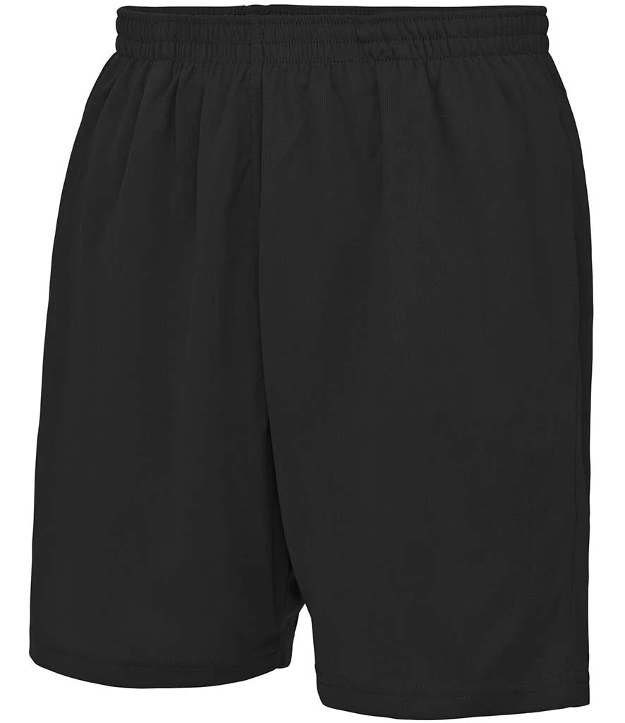 AWDis Cool Mesh Lined Shorts — Jet Black
