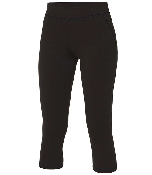 AWDis Ladies Cool Capris — Jet Black
