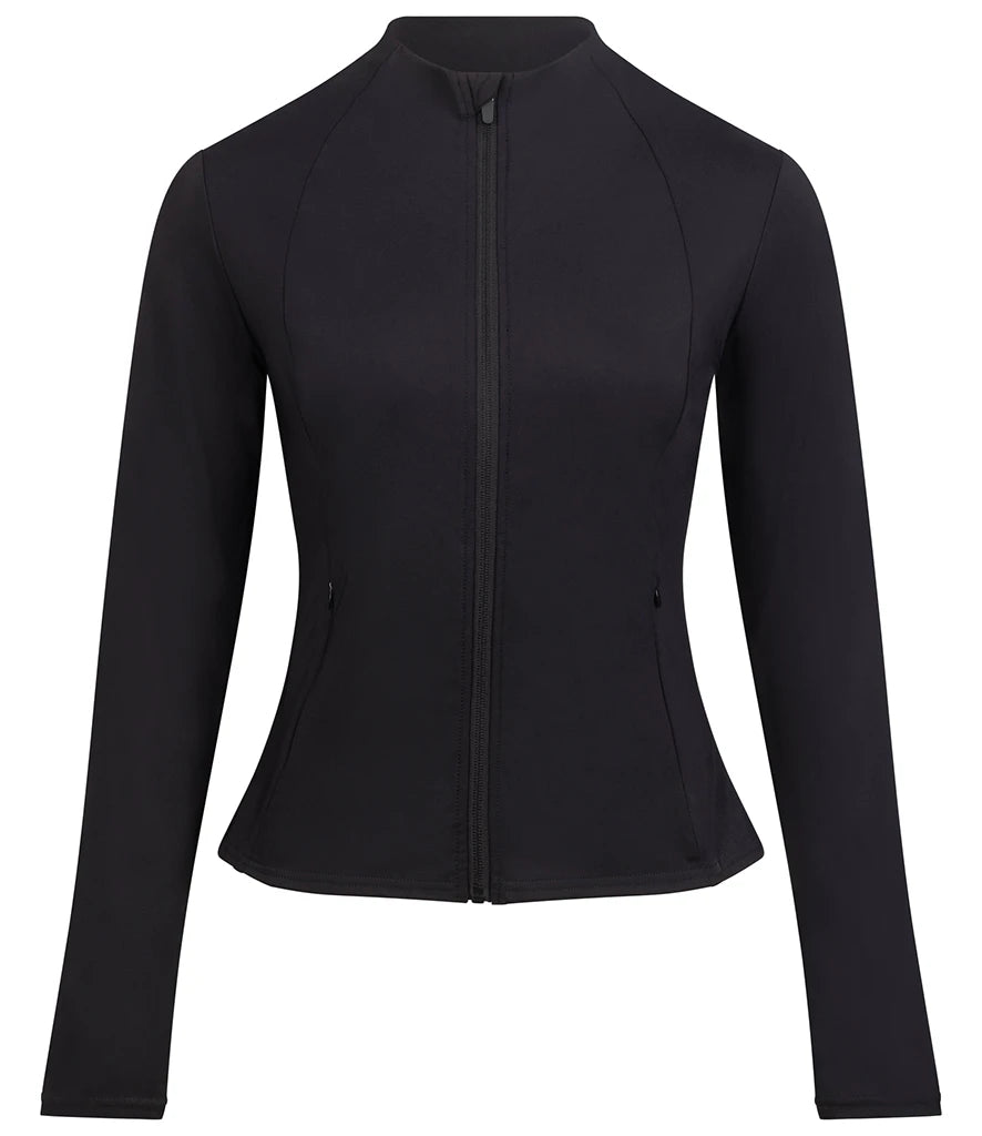 AWDis Ladies Cool Recycled Full Zip Jacket — Jet Black