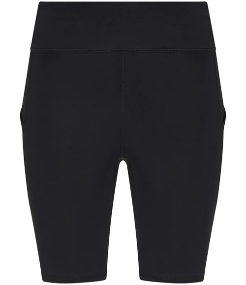 AWDis Cool Ladies Recycled Cool-Flex™ Tech Shorts — Jet Black