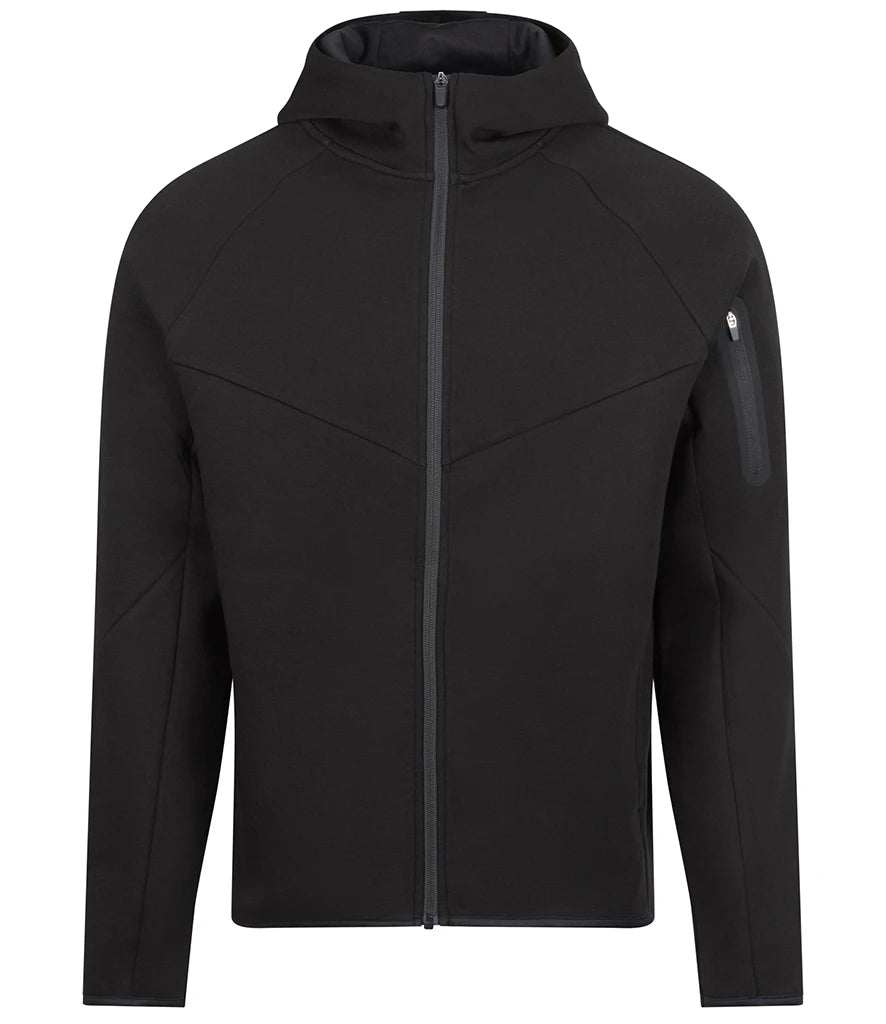 AWDis Cool Adapt Fleece Zoodie — Jet Black