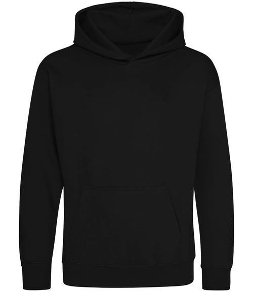 AWDis Kids Hoodie — Deep Black