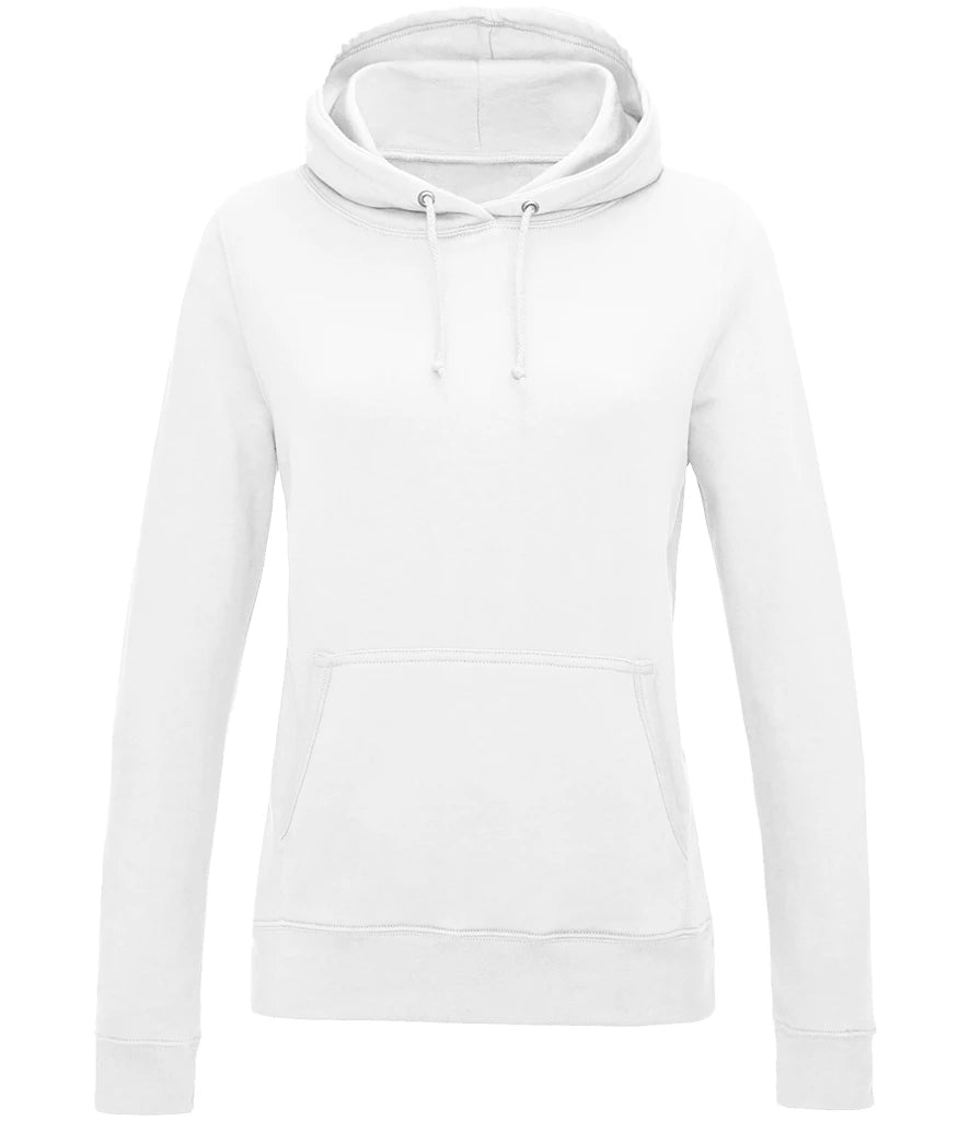 AWDis Ladies College Hoodie — Arctic White