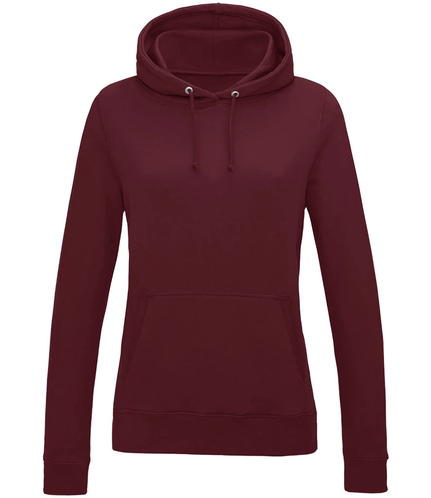 AWDis Ladies College Hoodie — Burgundy