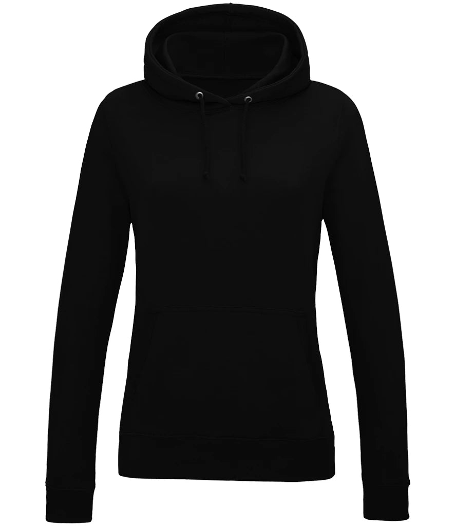 AWDis Ladies College Hoodie — Deep Black