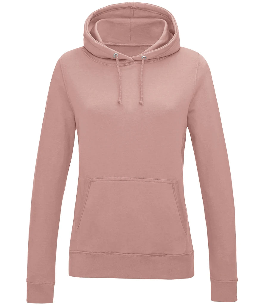 AWDis Ladies College Hoodie — Dusty Pink
