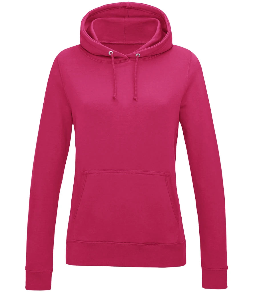 AWDis Ladies College Hoodie — Hot Pink