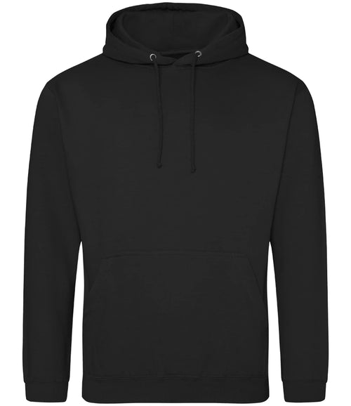 AWDis College Hoodie — Deep Black