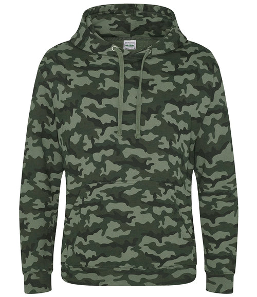AWDis Camo Hoodie — Green Camo