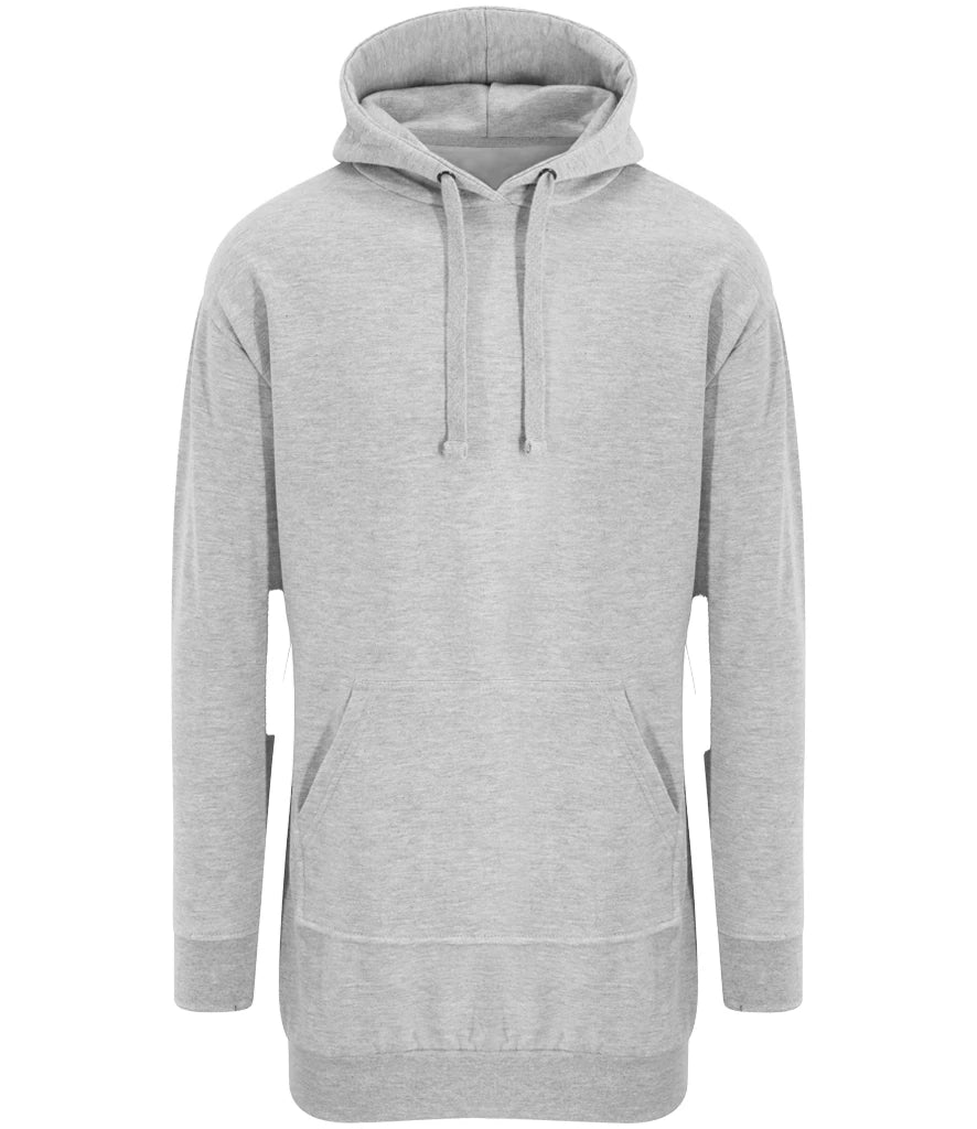 AWDis Ladies Hoodie Dress — Heather Grey