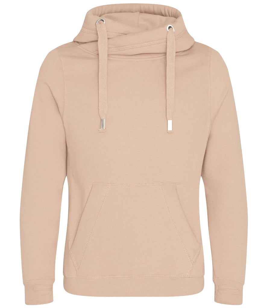 AWDis Cross Neck Hoodie — Nude
