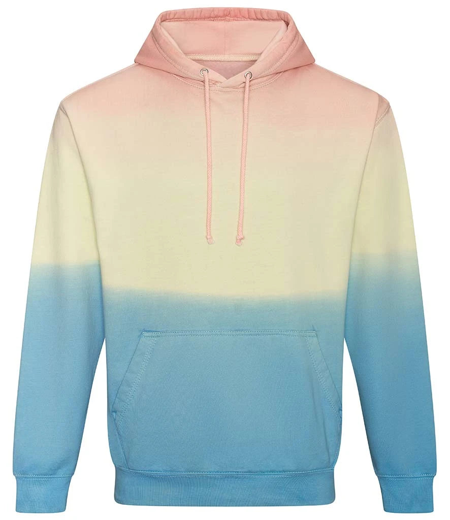 AWDis Tie-Dye Hoodie — Pastel Sunset Dip