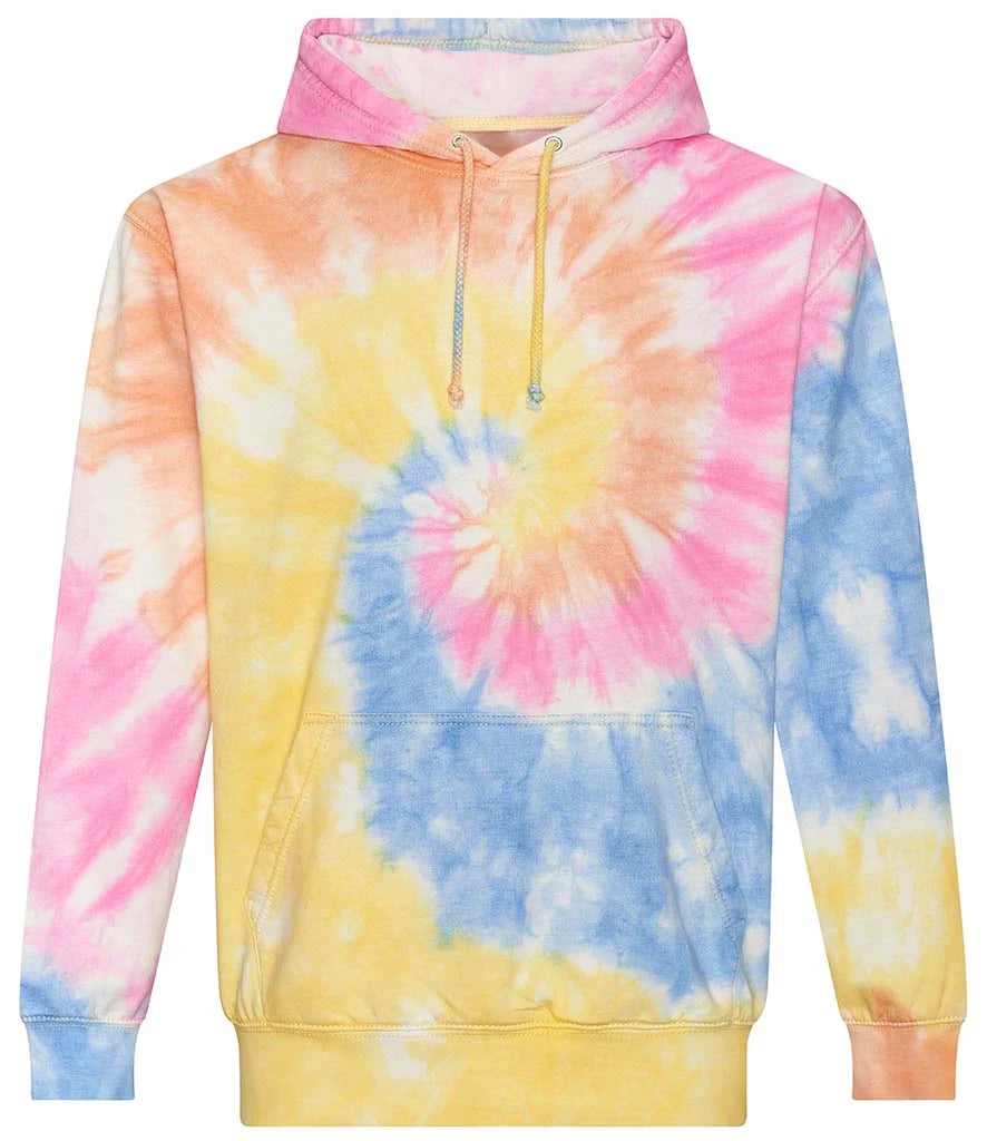 AWDis Tie-Dye Hoodie — Tie Dye Swirl