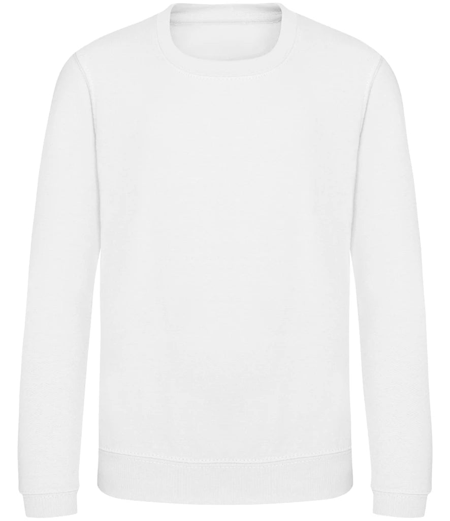 AWDis Kids Sweatshirt — Arctic White
