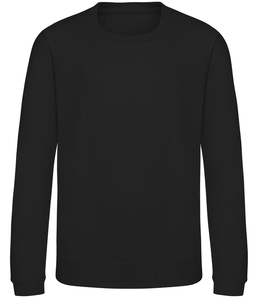 AWDis Kids Sweatshirt — Jet Black