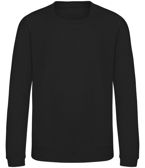 AWDis Kids Sweatshirt — Jet Black