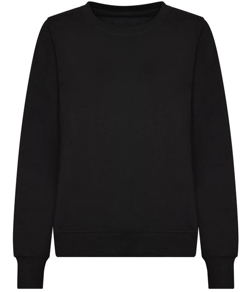 AWDis Ladies Sweatshirt — Deep Black
