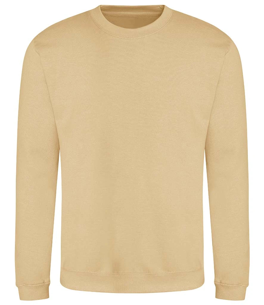 AWDis Just Hoods Sweatshirt in Desert Sand, front view