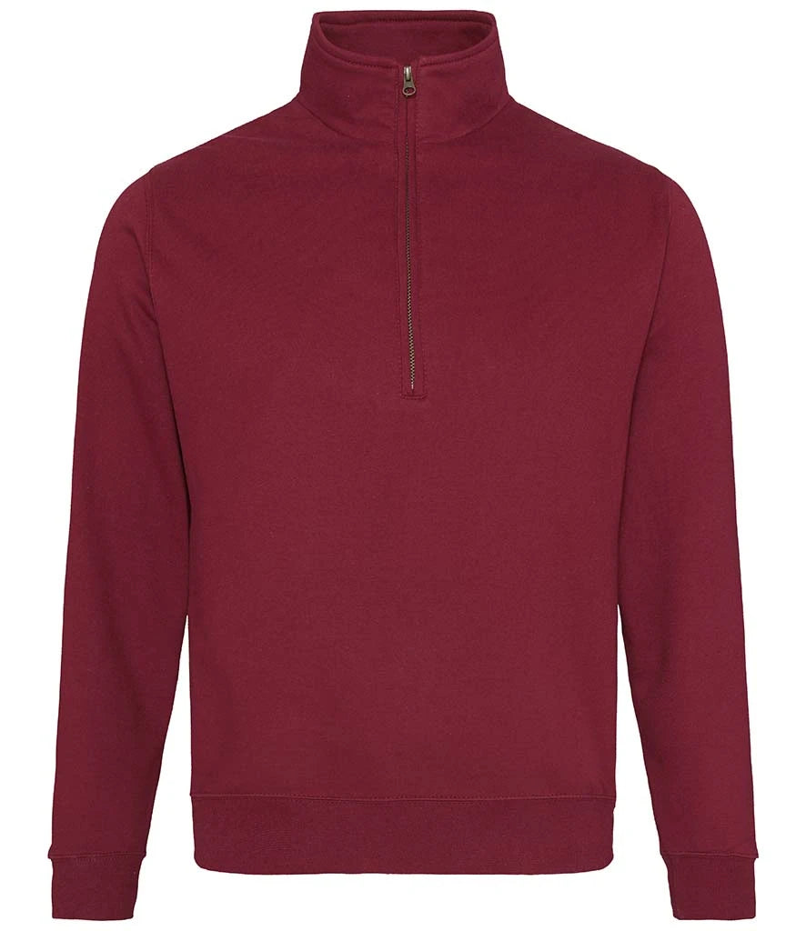 AWDis Just Hoods Sweatshirt in Burgundy, front view