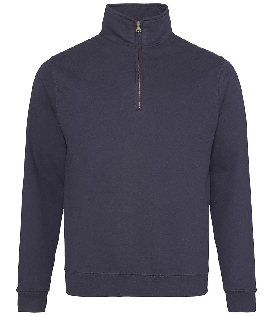 AWDis Just Hoods Sweatshirt in New French Navy, front view