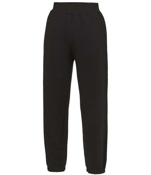 AWDis Kids Cuffed Jog Pants — Jet Black