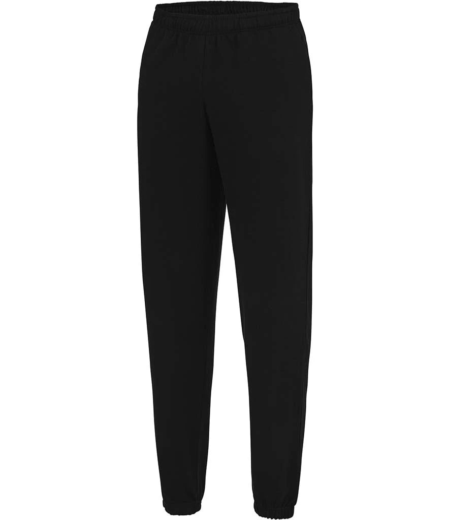AWDis College Cuffed Jog Pants — Deep Black