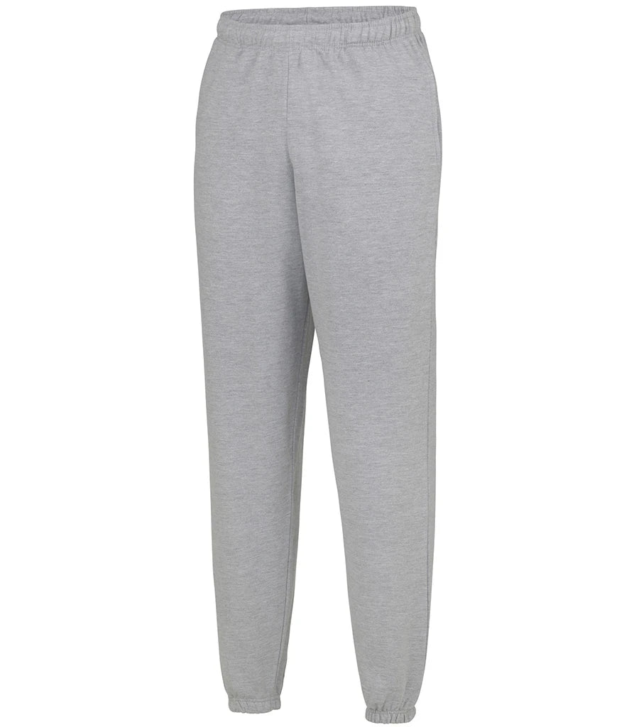 AWDis College Cuffed Jog Pants — Heather Grey