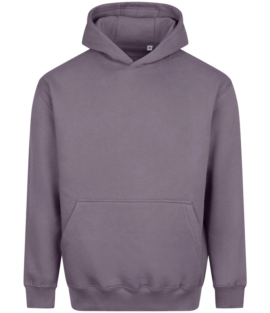 AWDis Just Hoods Organic Hoodie in Dusty Lilac, front view