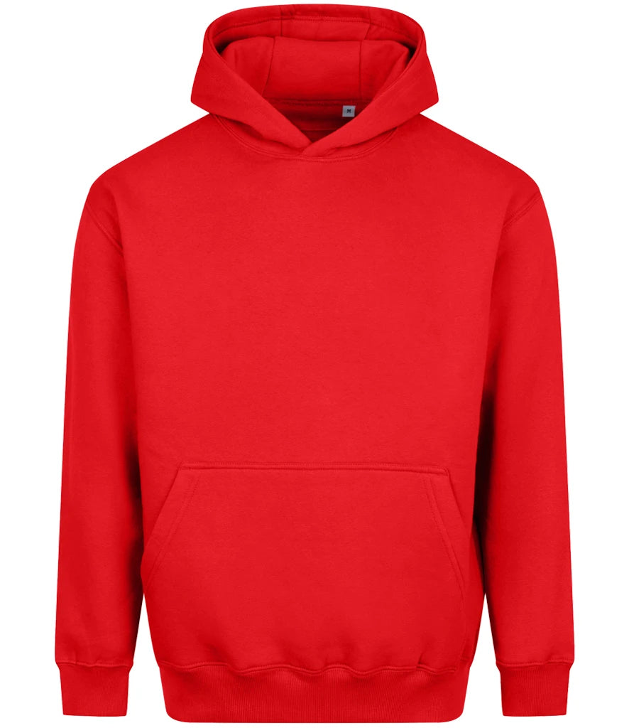 AWDis Vision Heavyweight Hoodie — Fire Red