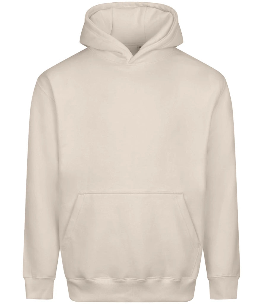 AWDis Just Hoods Organic Hoodie in Natural Stone, front view
