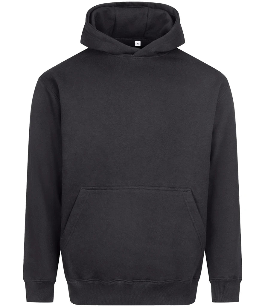 AWDis Vision Heavyweight Hoodie — Solid Charcoal
