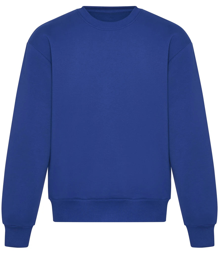 AWDis Just Hoods Organic Sweatshirt in Bright Royal, front view
