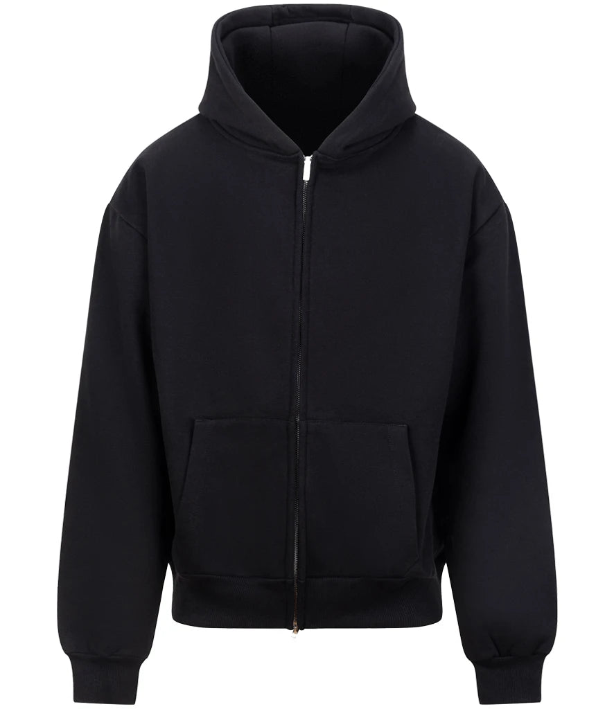 AWDis Signature Heavyweight Zoodie — Deep Black