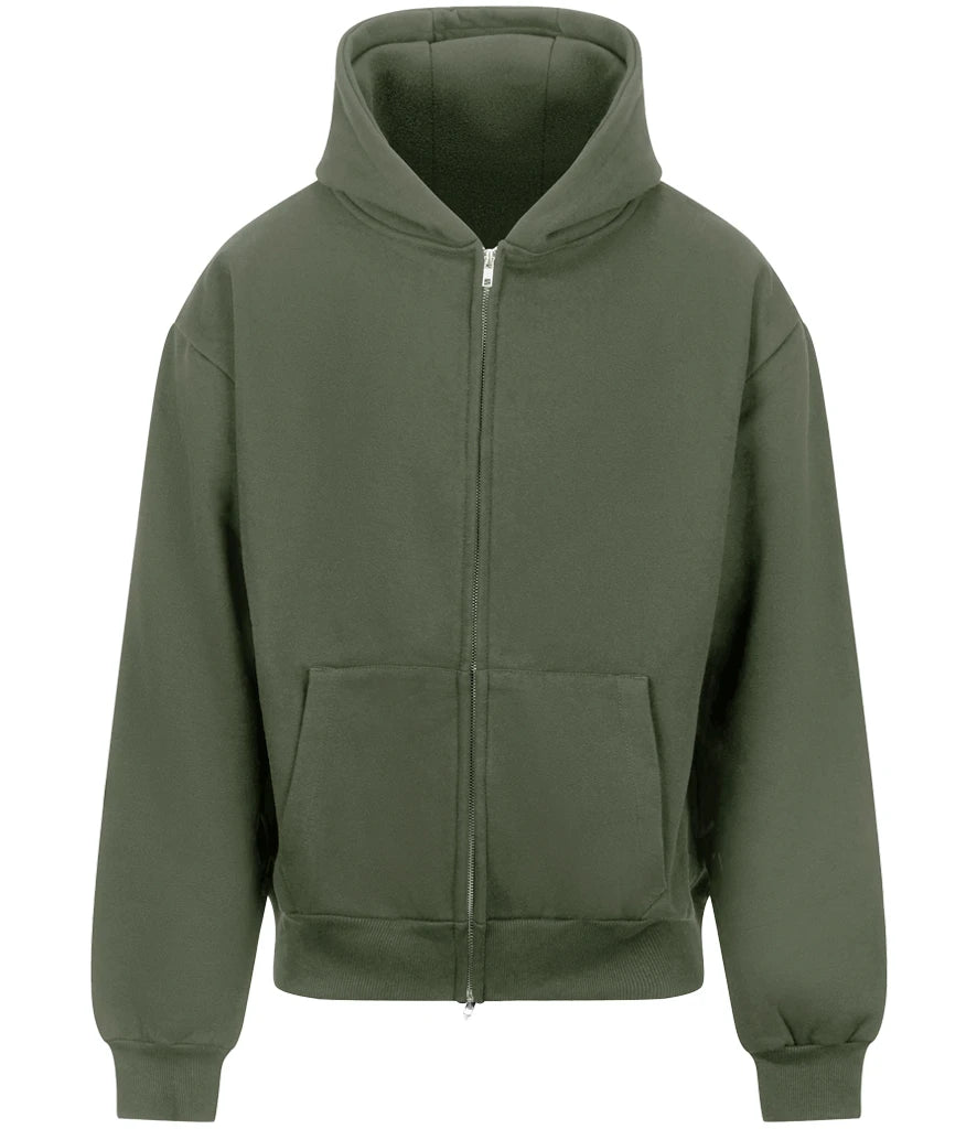 AWDis Signature Heavyweight Zoodie — Earthy Green